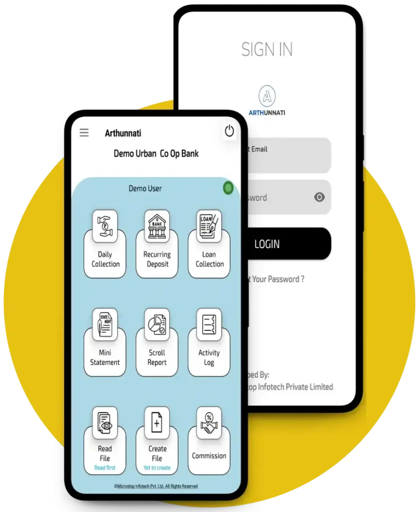 Arthunnati Mobile App Screen Design
