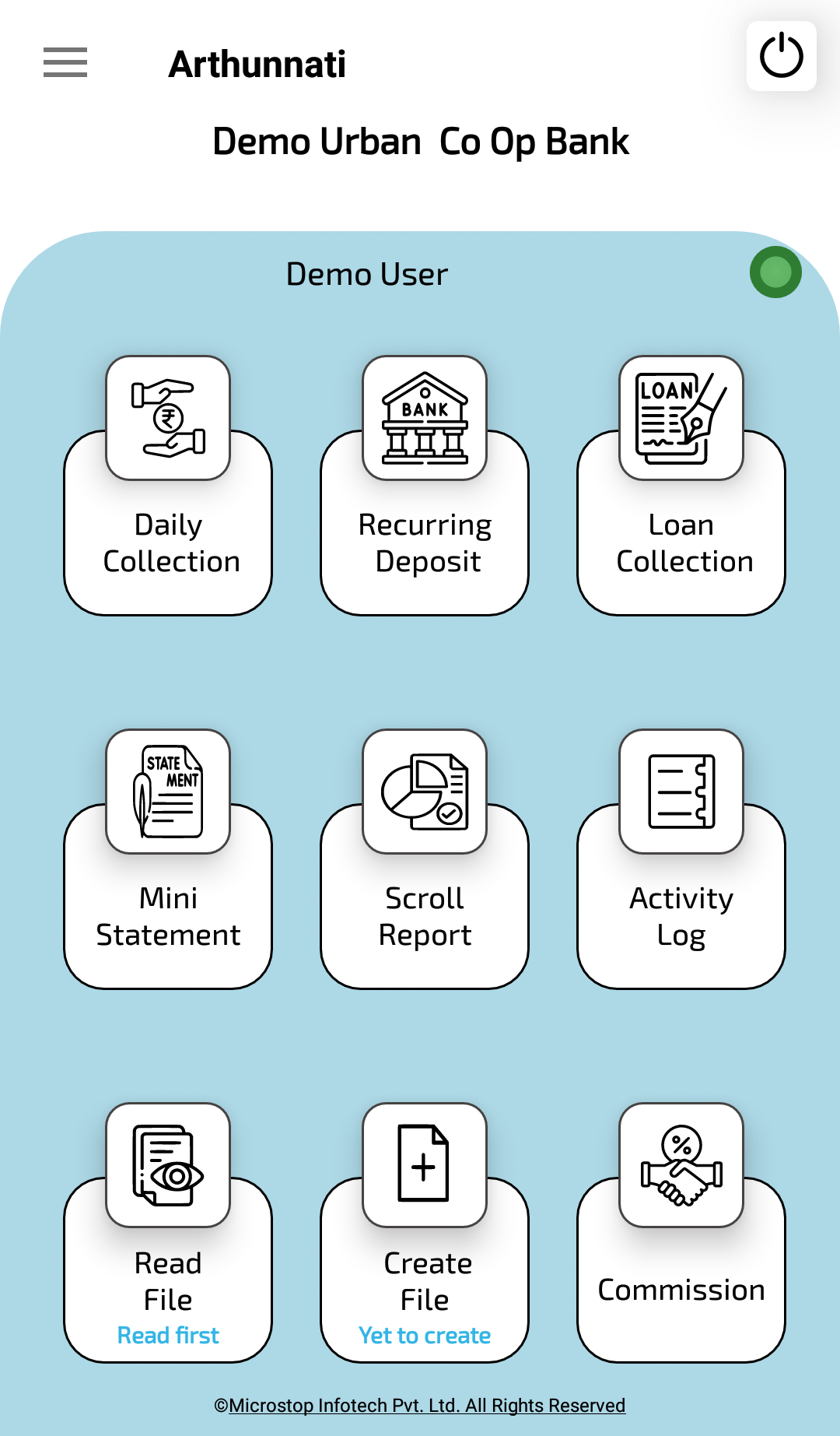 Arthunnati single mobile app screen